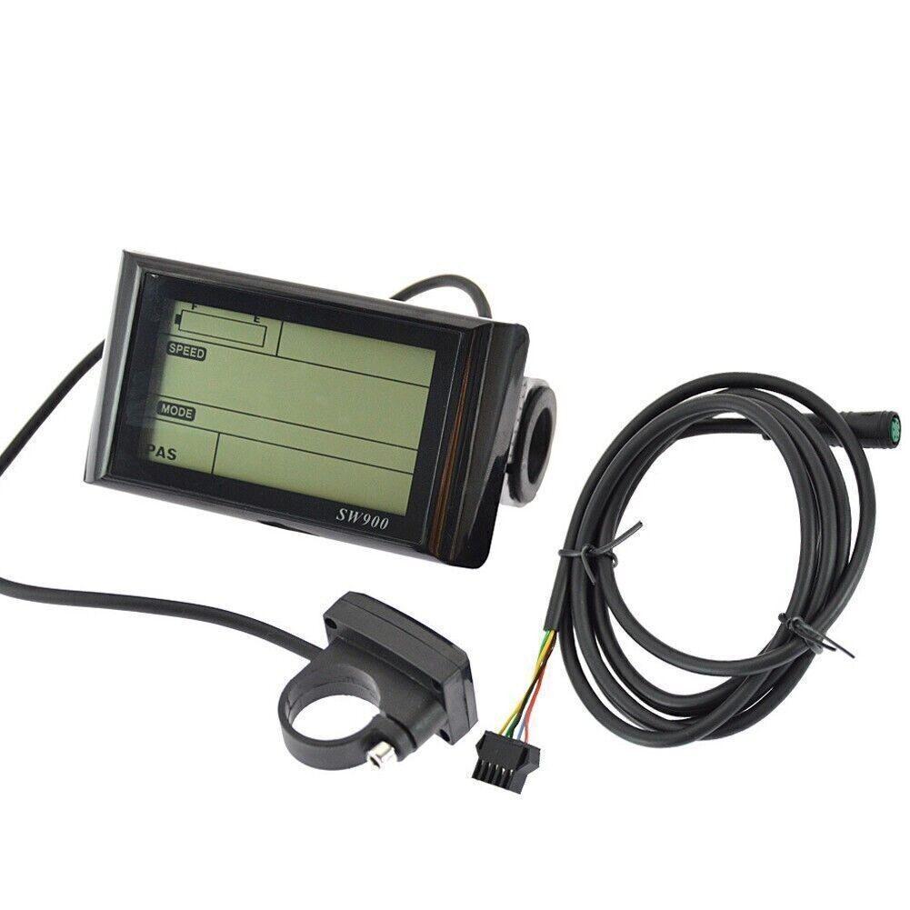 SW900 LCD Display Meter Control Panel 24-72V E-Bike Electric-Bicycle Scooter