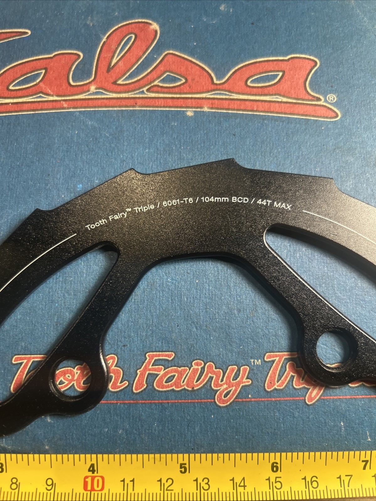 Salsa Tooth Fairy Triple Chainguard 44T Max Chainring 104 mm Spacing