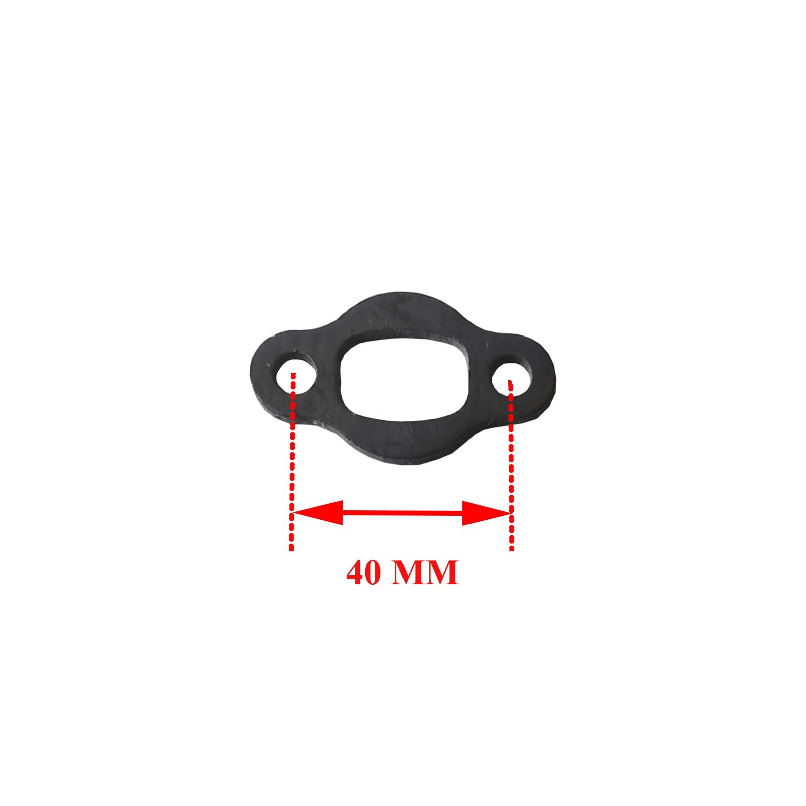 8pcs Exhaust Muffler Gasket Air Out Exhaust Gasket with 40mm Stud Spacing for