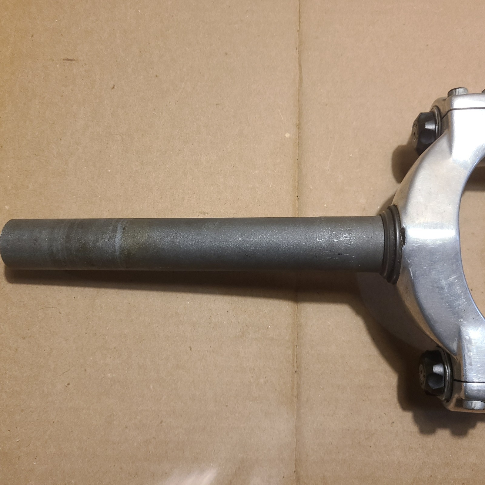 2000 Marzocchi Bomber Z3 QR20 26″ Suspension Fork Silver Italy, Blackspire Brace