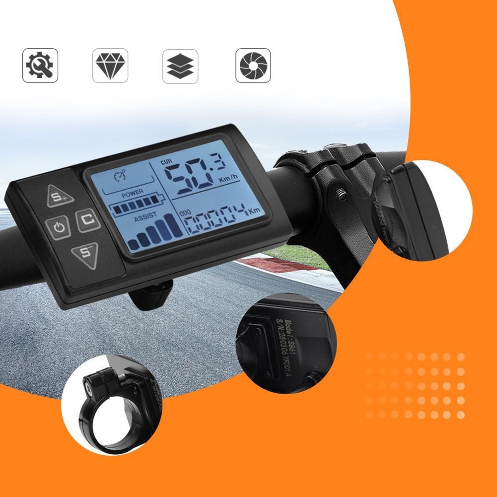36V 48V 52V Brushless Controller with LCD Display for 1500W 2000W Electric Bike