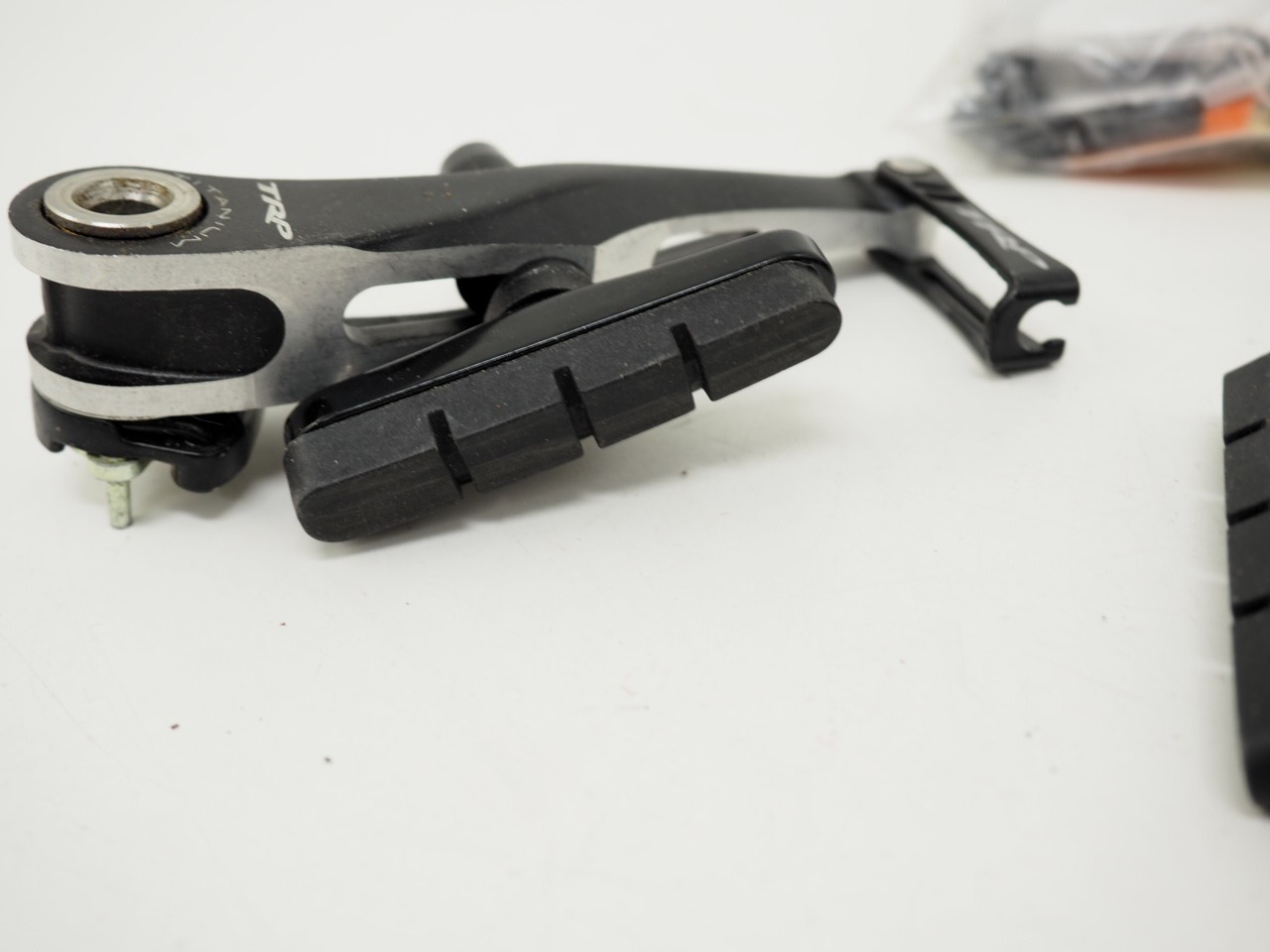 TRP CX9 Titanium Linear Pull Cyclocross V-Brakes Black/Silver Front and Rear Set
