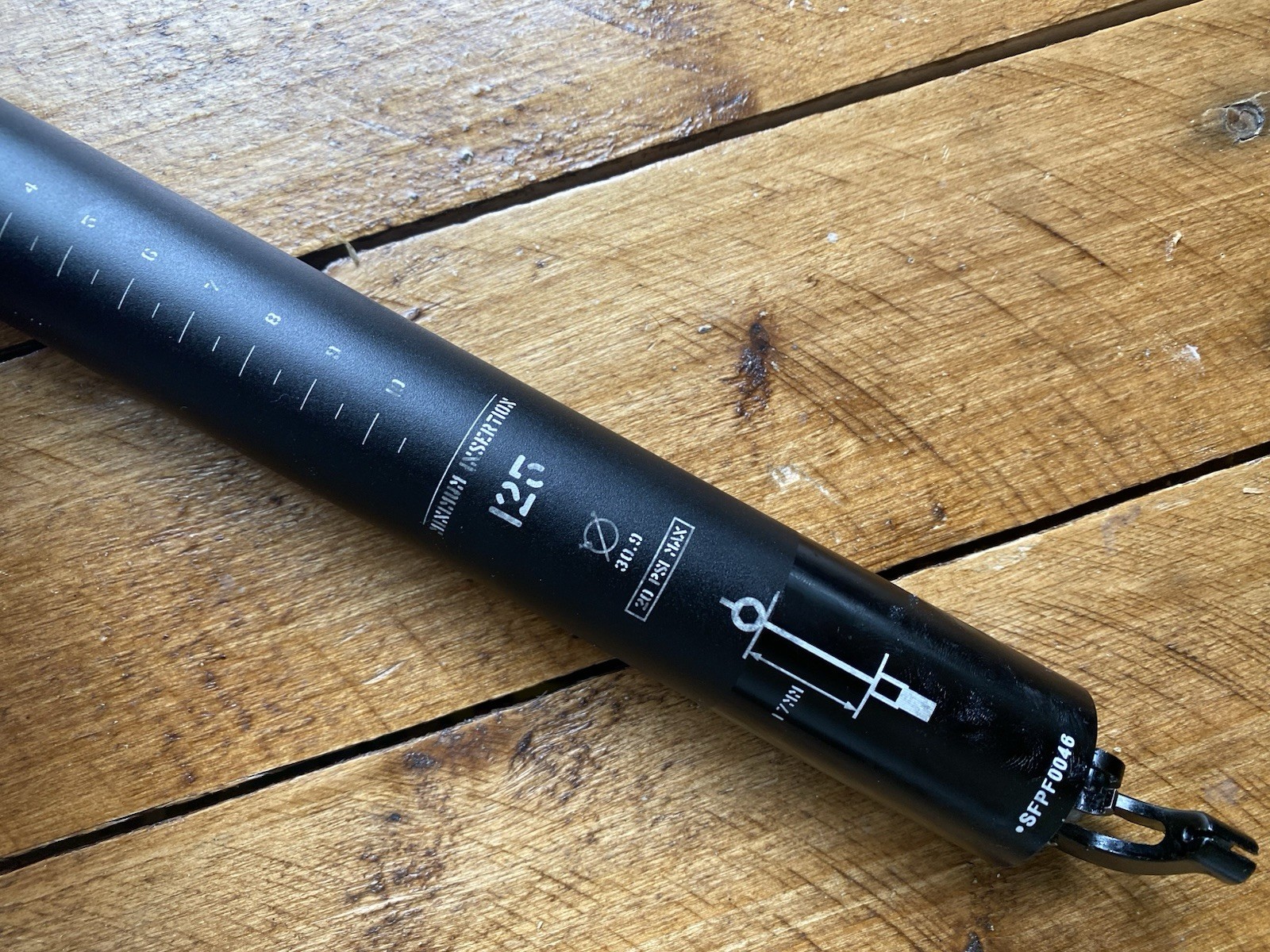 Specialized Command Dropper IR CC Post Black 125mm 30.9 No Remote *For Parts*