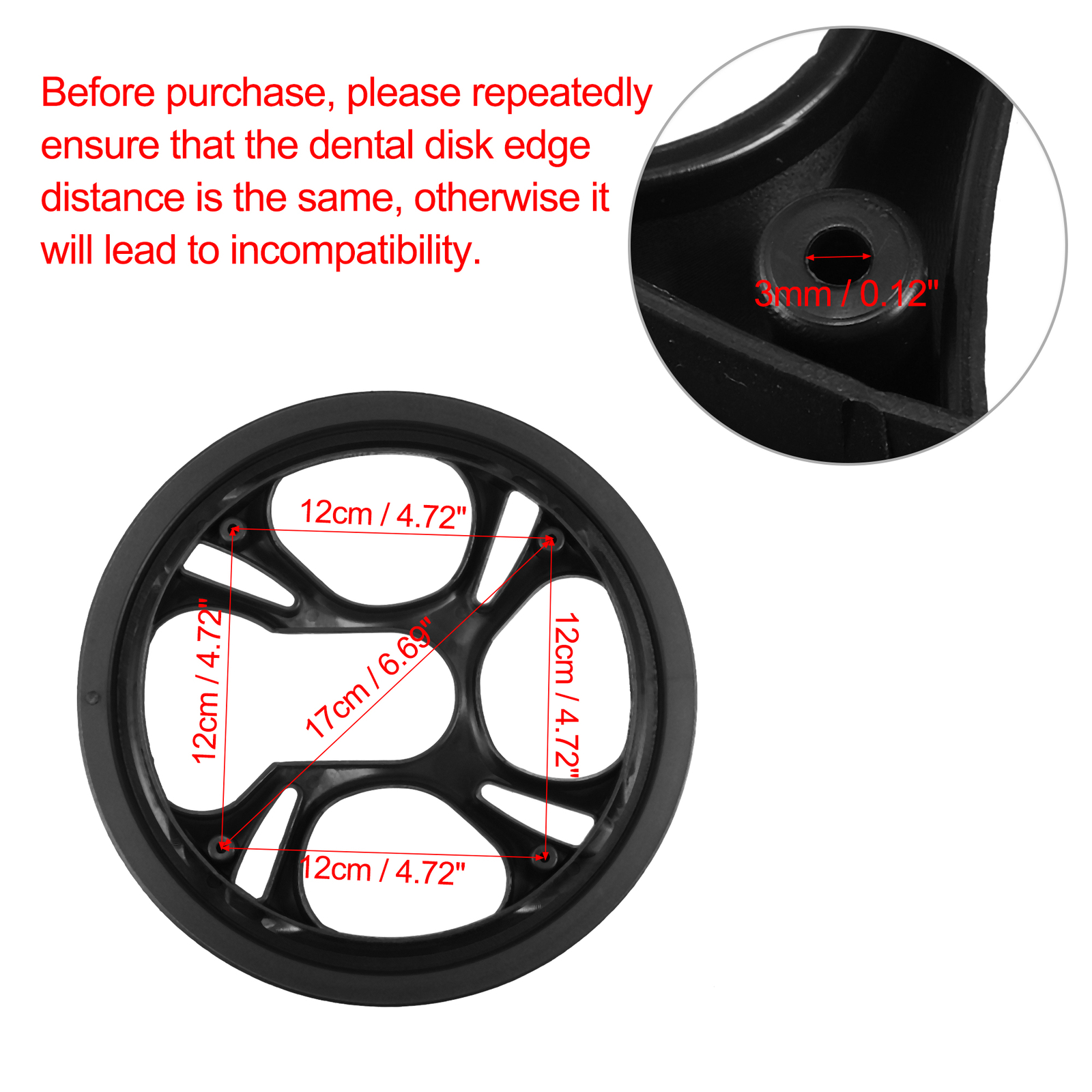 48 Teeth 12cm 4 Hole Bike Crankset Chain Wheel Cover Universal Item of 2