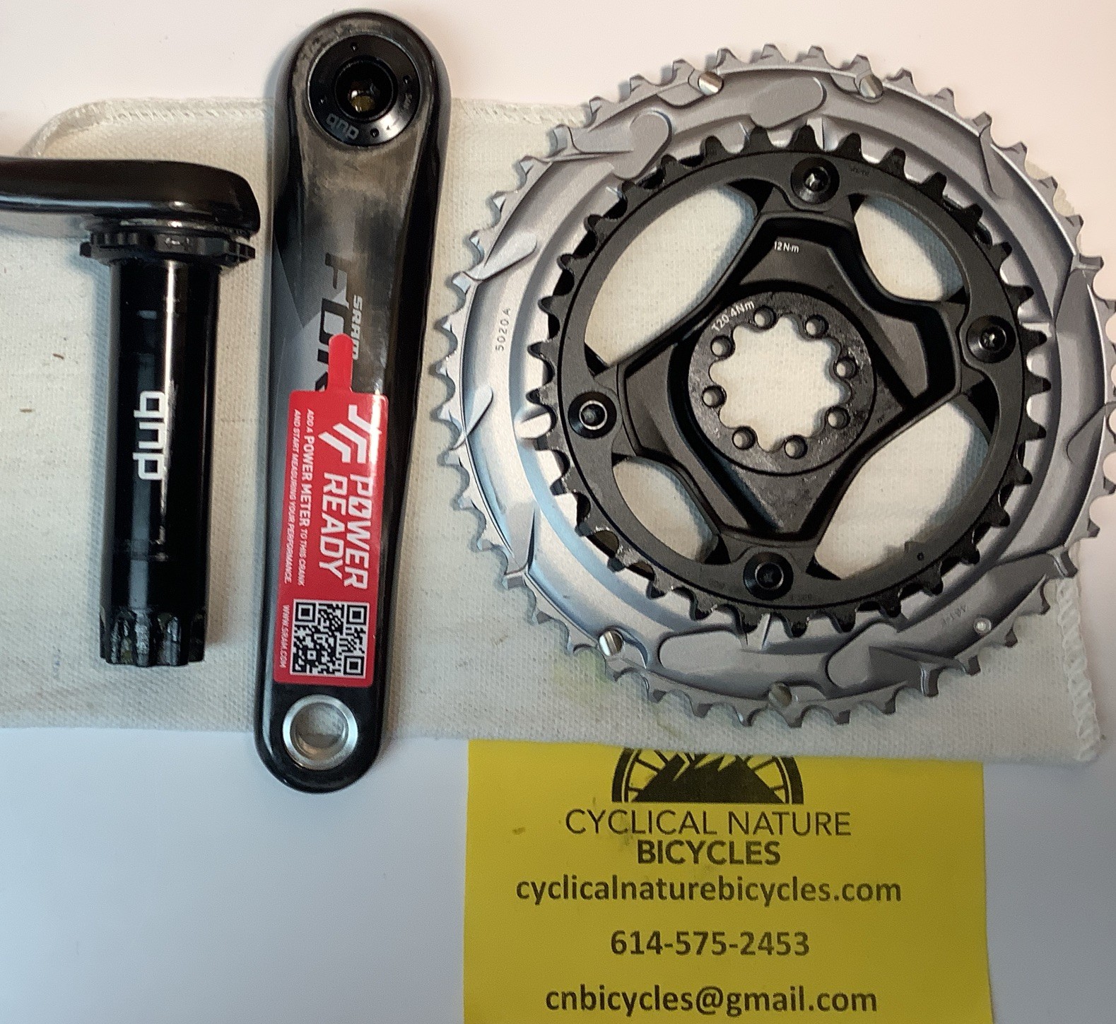 SRAM Force AXS DUB 12 Speed 172.5mm 46/33T Crankset new bike take-off