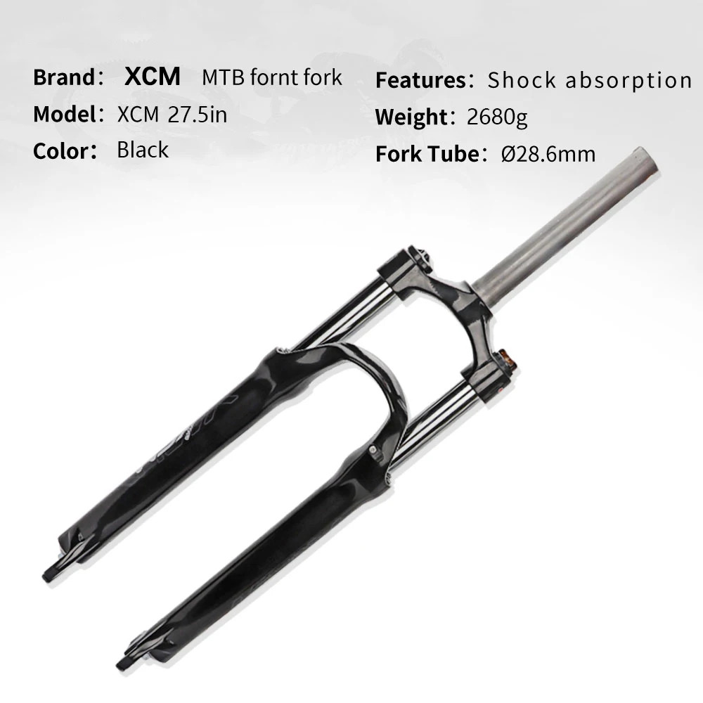 26/27.5/29er XCM Mountain Bike Spring Fork Shoulder Control Locking Mechanical