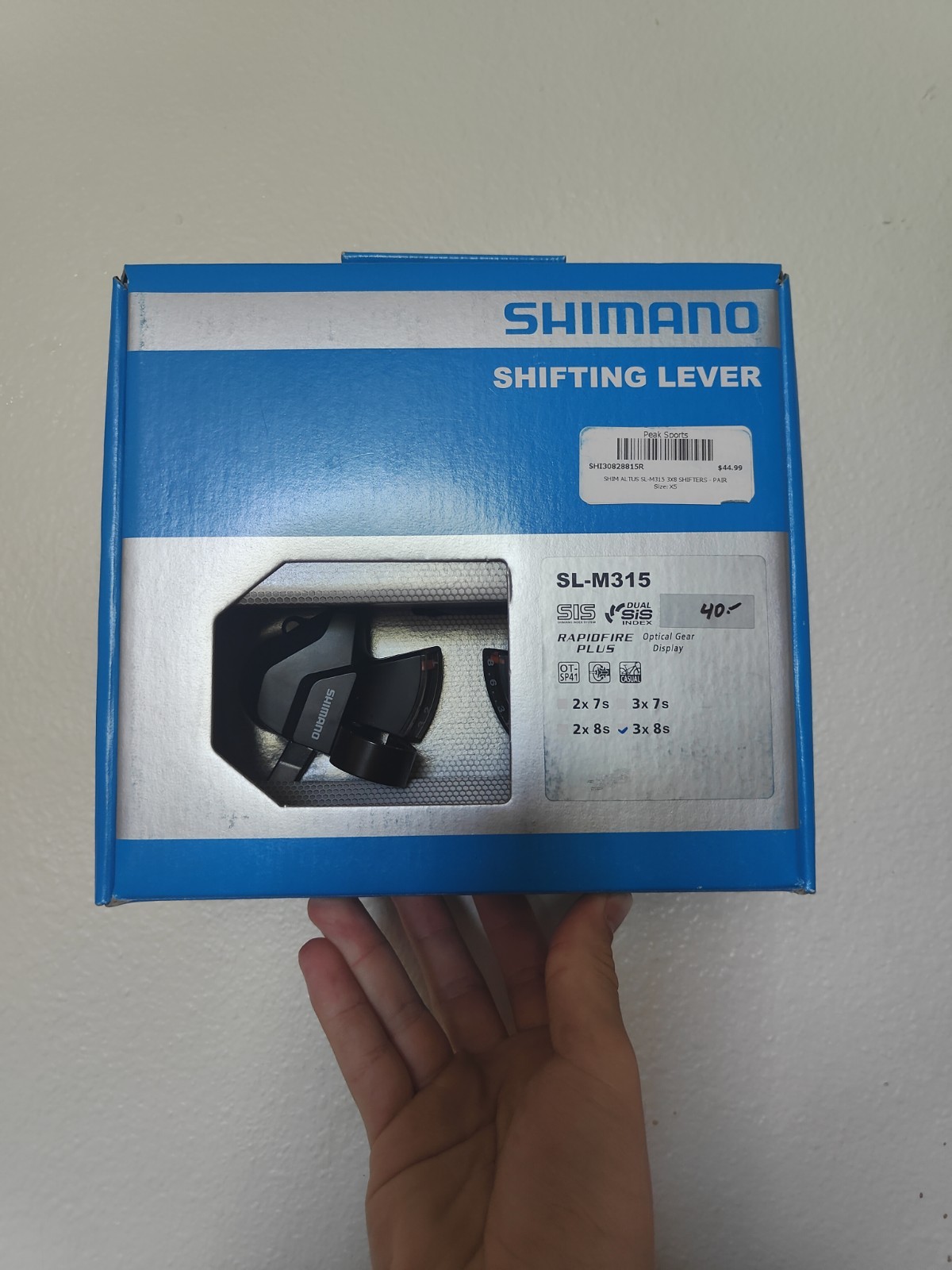 Shimano SL-M315-8R 3×8 Shifters