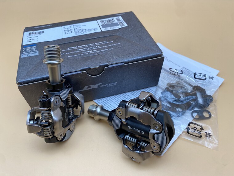 New Shimano Deore XT PD-M8100 SPD XC MTB Mountain Bike Clipless Pedals & Cleats