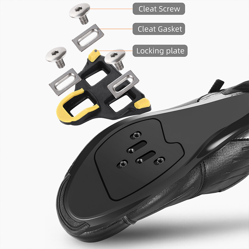 Bike Self-locking Pedals Cycling Clipless Pedals Aluminum Cleats SPD Pedals