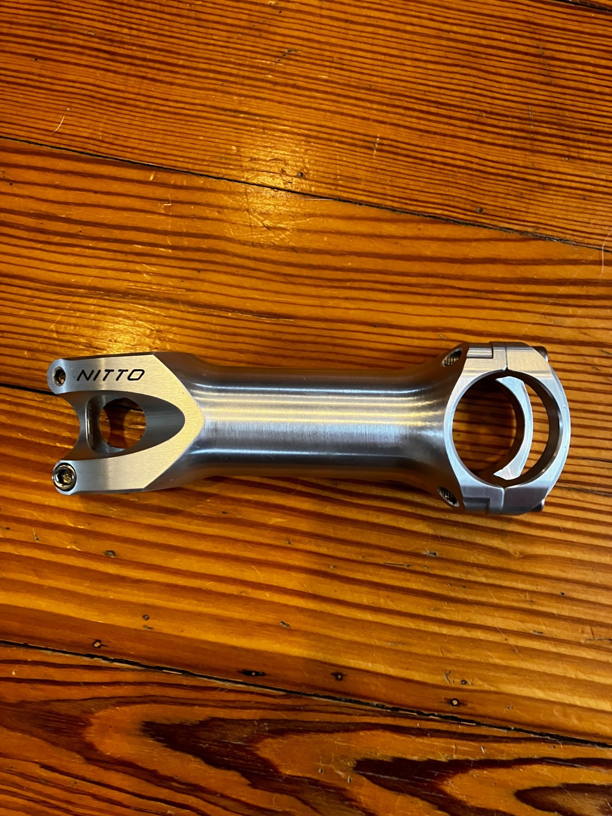 Nitto UI25 stem 110mm long 31.8 clamp silver