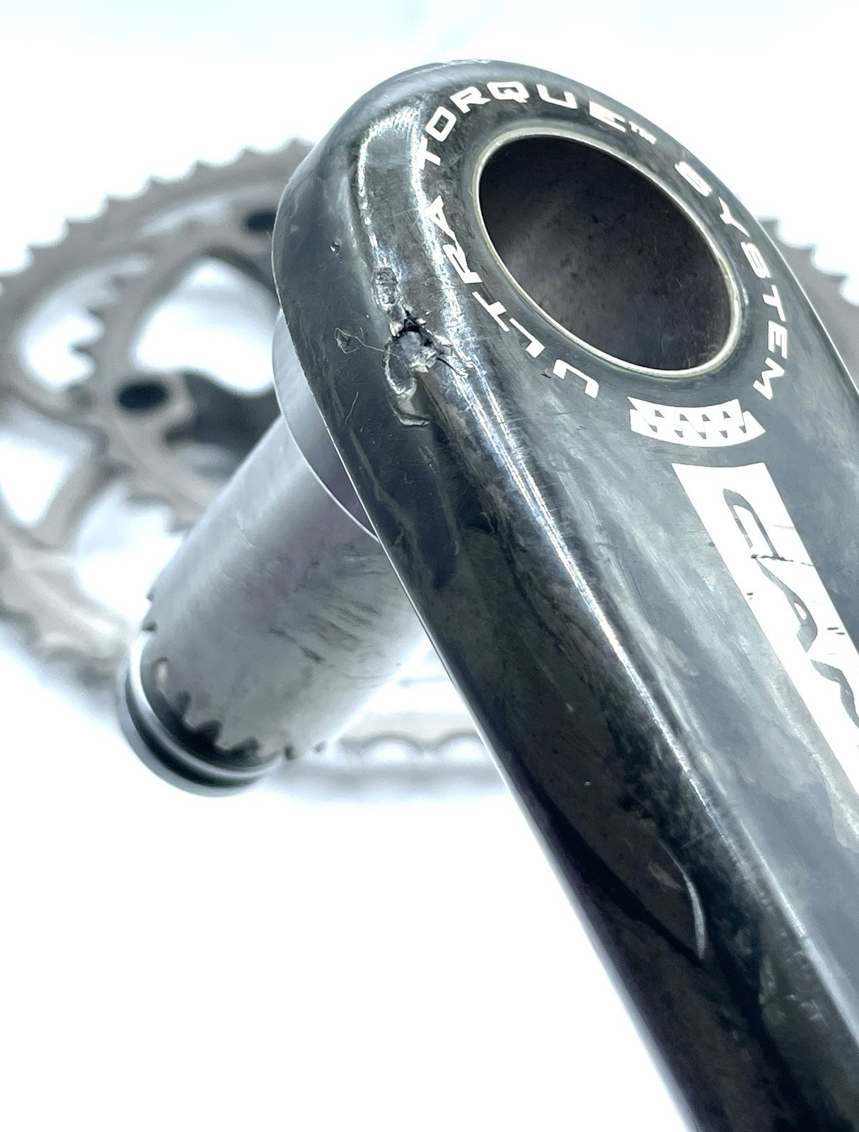 Campagnolo Record CT 172.5mm Crankset 2×10 Speed Carbon Fiber Ultra Torque 50/34
