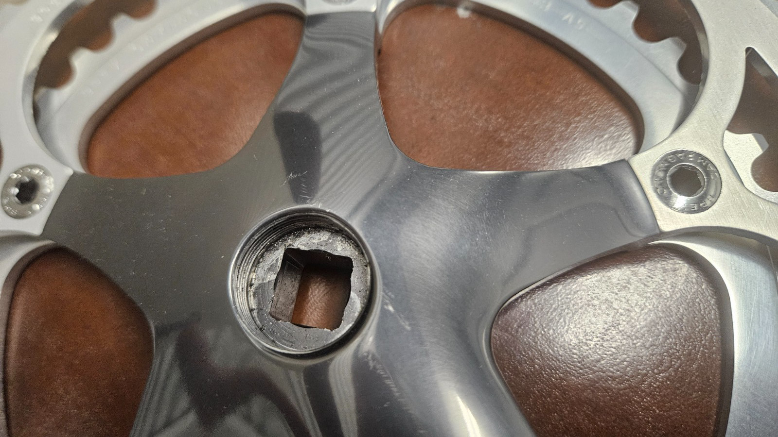 Campagnolo C Record Century finish crankset