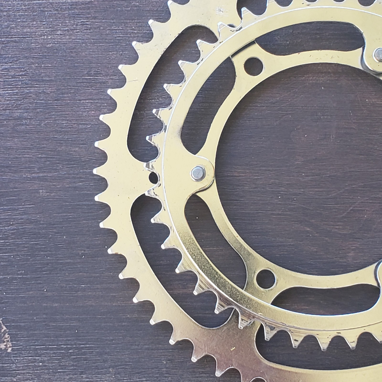 VINTAGE 1950s-1960s MILREMO STRONGLIGHT 116 BCD 52-40 DOUBLE CHAINRINGS VGC!!!