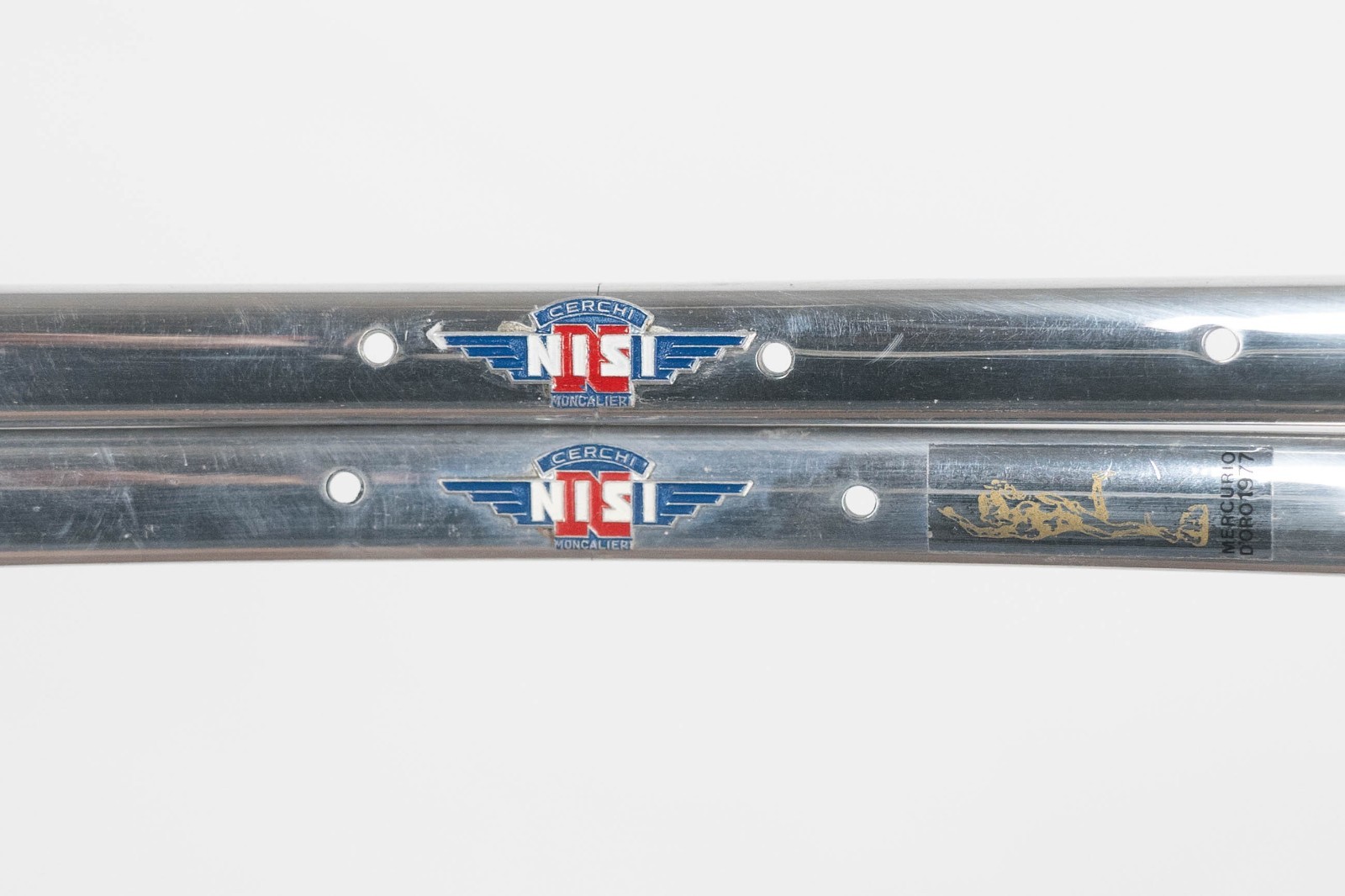 NOS NISI SLUDI 290 TUBULAR RIMS 28″ 700c 36H 28H VINTAGE ROAD BICYCLE SILVER