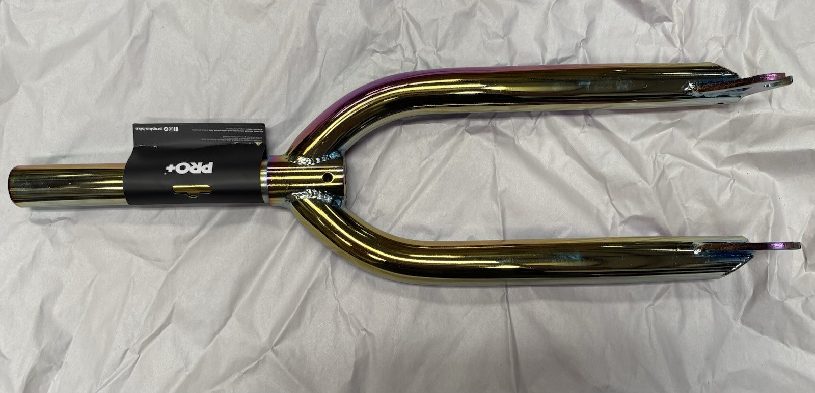 20 In THREADLESS PRO BMX FORK 1-1/8Inch NEO CHROME