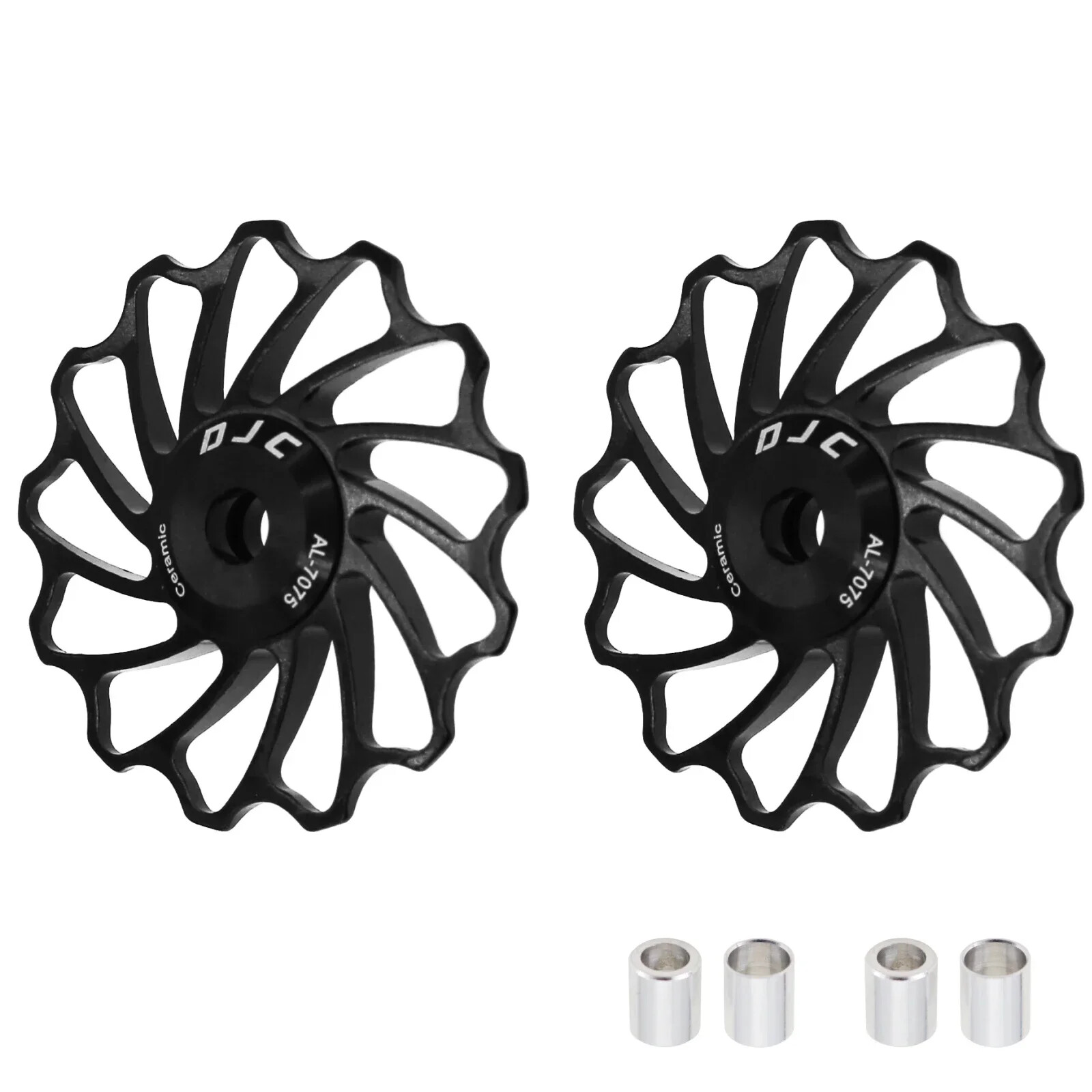 DJC Bike Pulley Wheel Ceramic Bearing Oilslick 11T 12T 13T 14T 16T MTB Road Bike