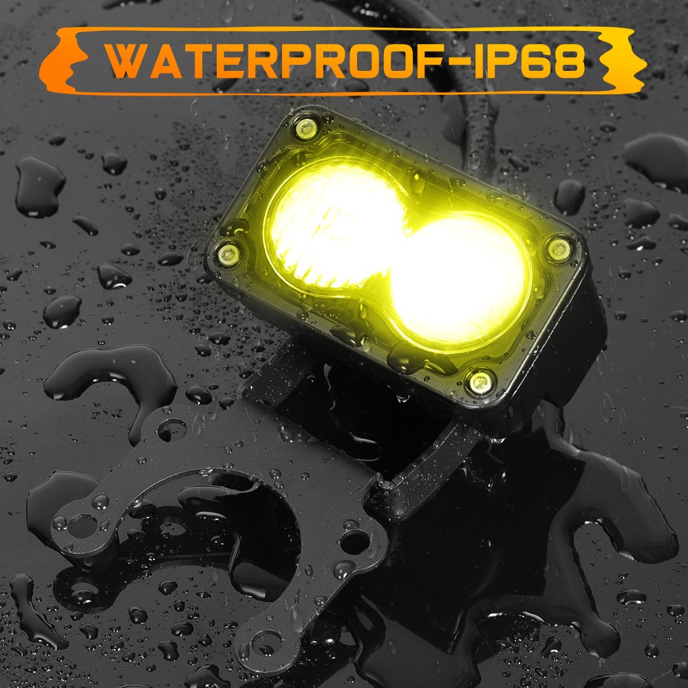 3″LED Headlight Front Headlamp Light PLUG & PLAY For E-Bike Dirt Bike Motorcycle