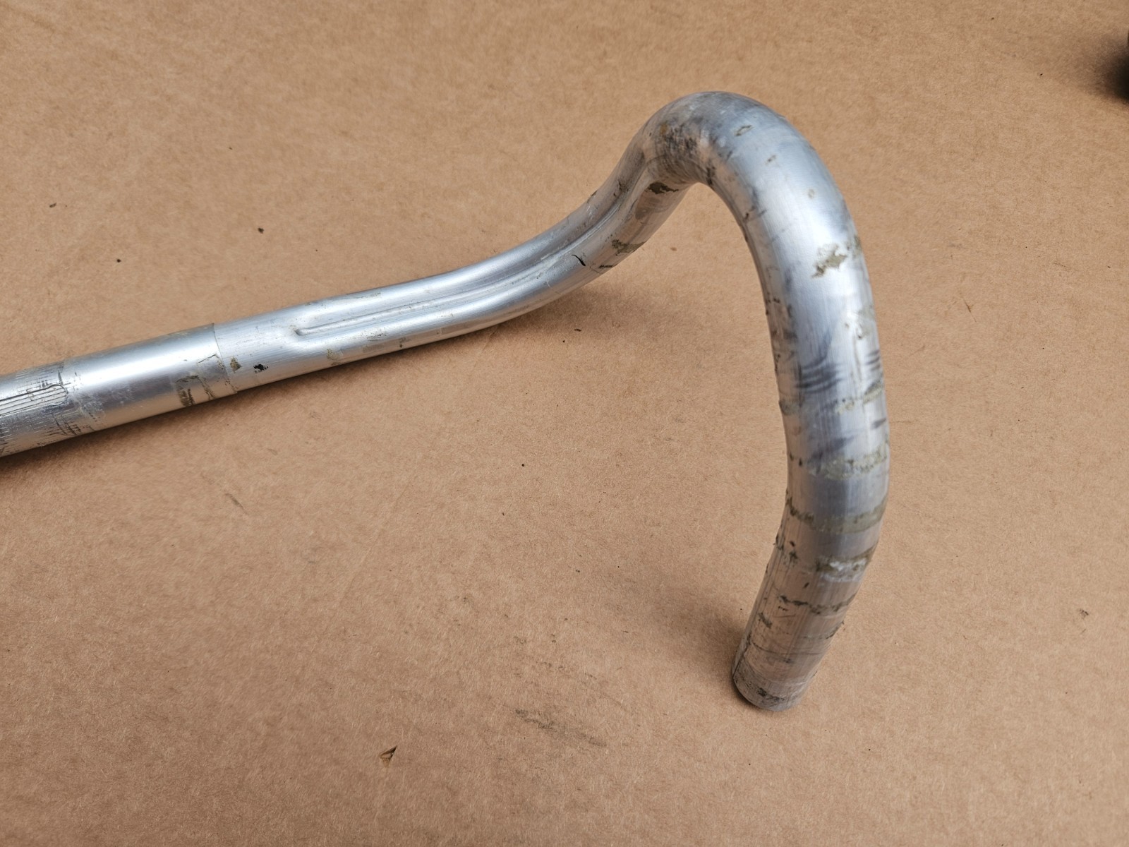 Modolo Brevettato E-2091 Anatomic Drop Bars 41cm Wide x 25.4mm Clamp Silver