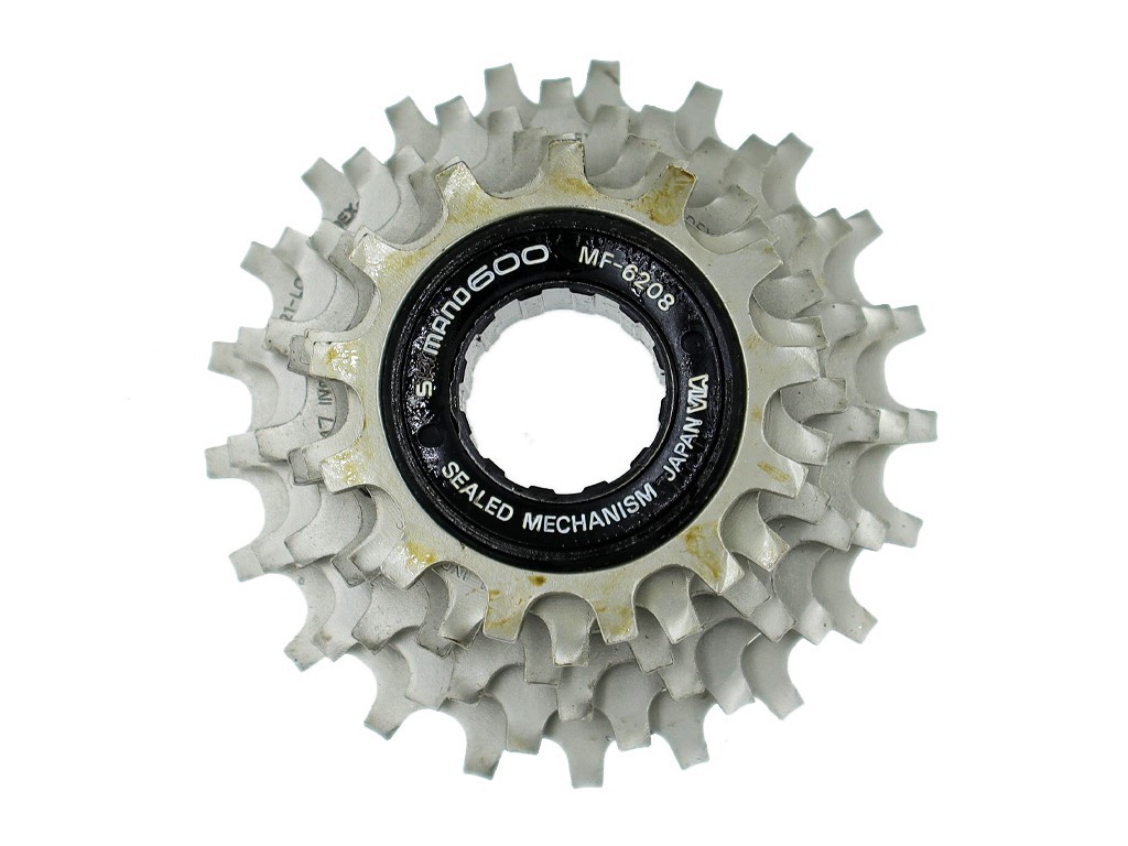 Vintage NOS Shimano 600 EX MF-6208 6-speed SIS Cassette Freewheel 13- 21T