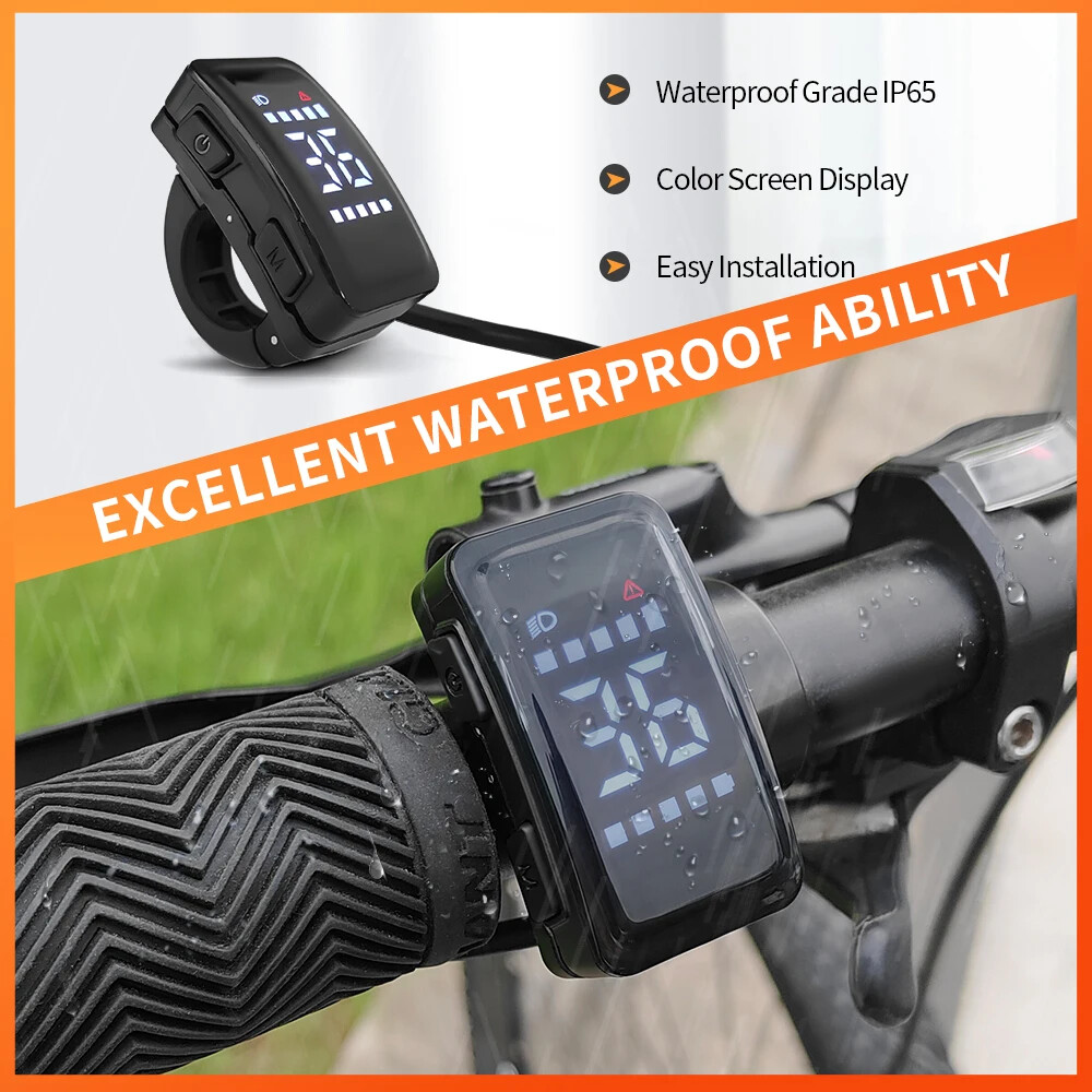 Display E-bike Intelligent LCD Screen Waterproof for BAFANG BBS02B BBS01B BBSHD