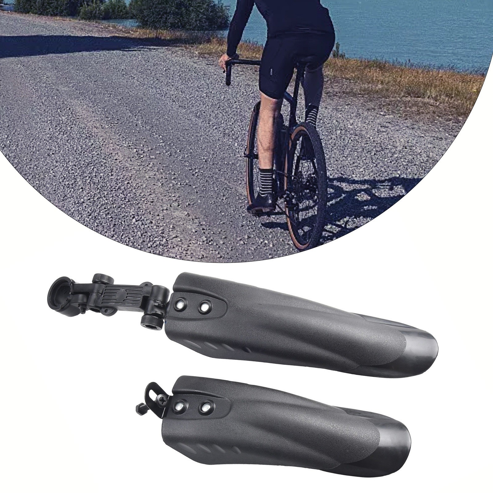 PVC Plastic Mudguards for 12 20 Inch Kids Bike Protects from Water and Dirt