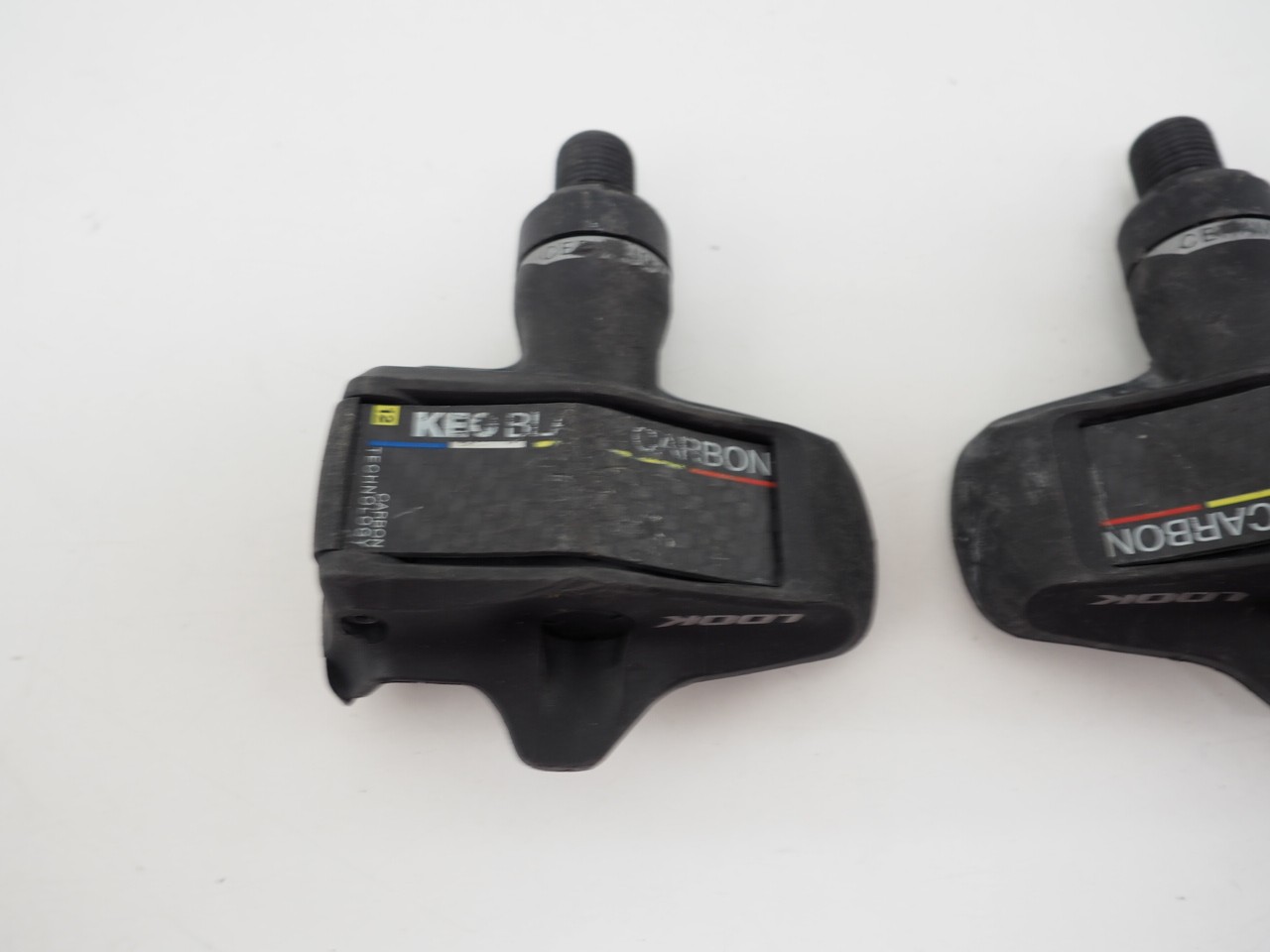 LOOK Keo Blade Carbon Ceramic Steel 12 Road Bike Pedals w/o Cleats *Fair