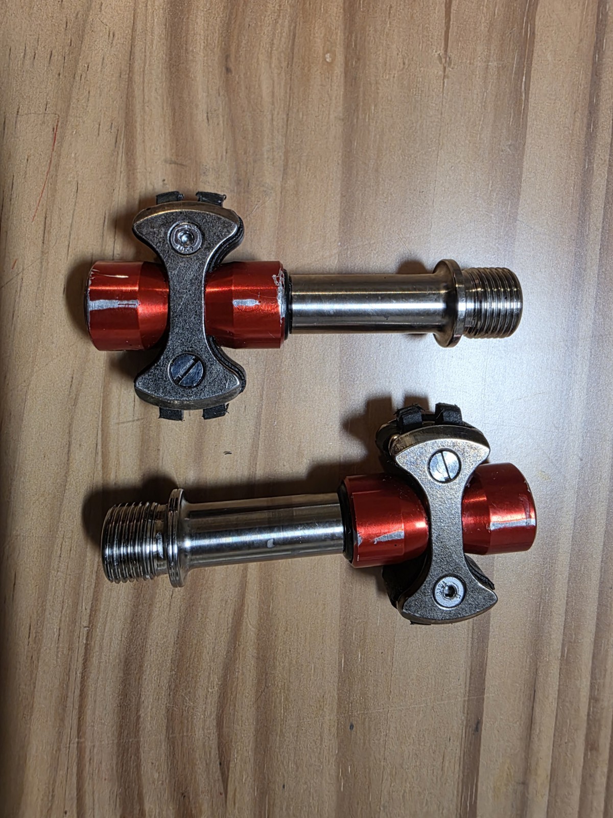 Speedplay Zero Style Clipless Pedals Titanium Alloy Anodized Red