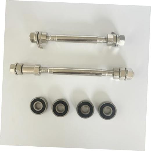 Bicycle Axles 140mm/182mm with Bearing, Bicycle Hub Axle Front and Rear Axles