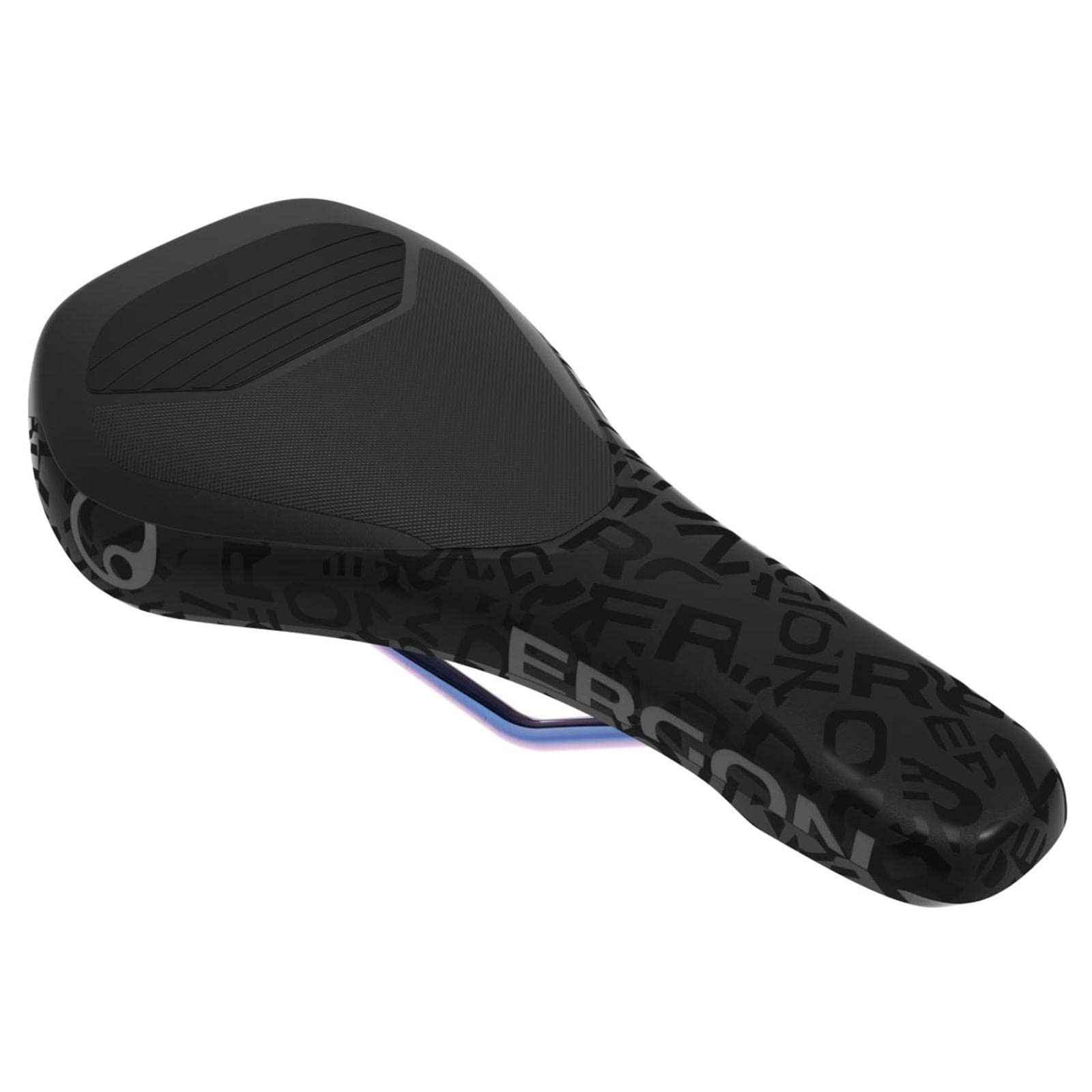 SM Downhill Comp Team Saddle, Oil Slick Rails, Black