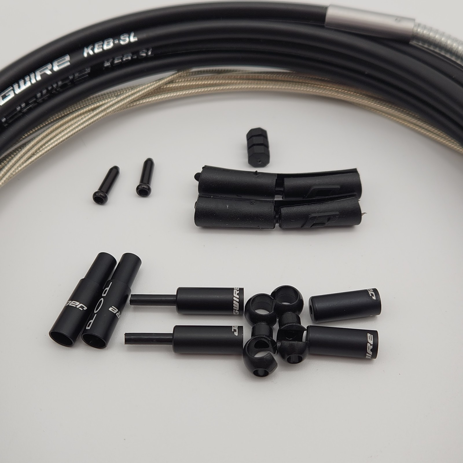 Jagwire Road Pro Brake Cable Kit SRAM/Shimano Black PCK200 OPEN PACKAGE