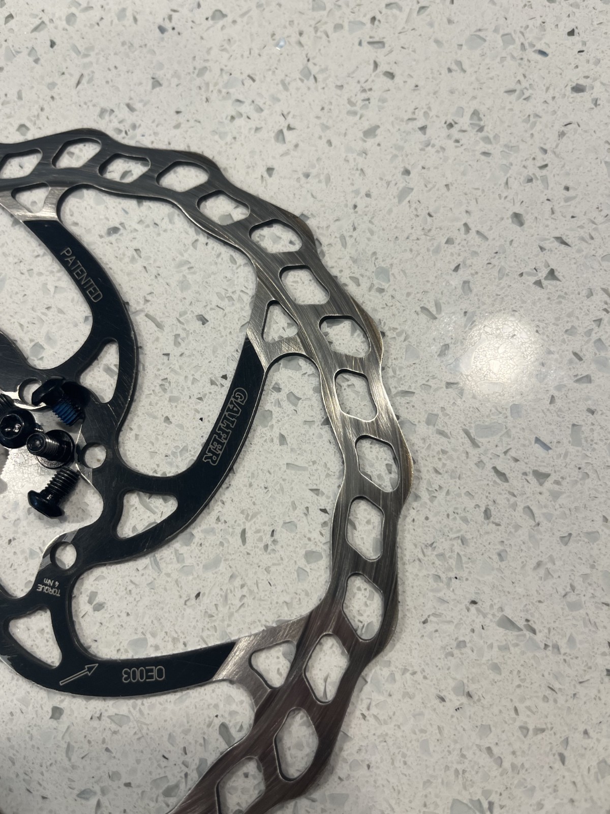 Galfer Wave Mountain Bike MTB E-Bike Disc Brake Rotor – 180mm, 6-Bolt