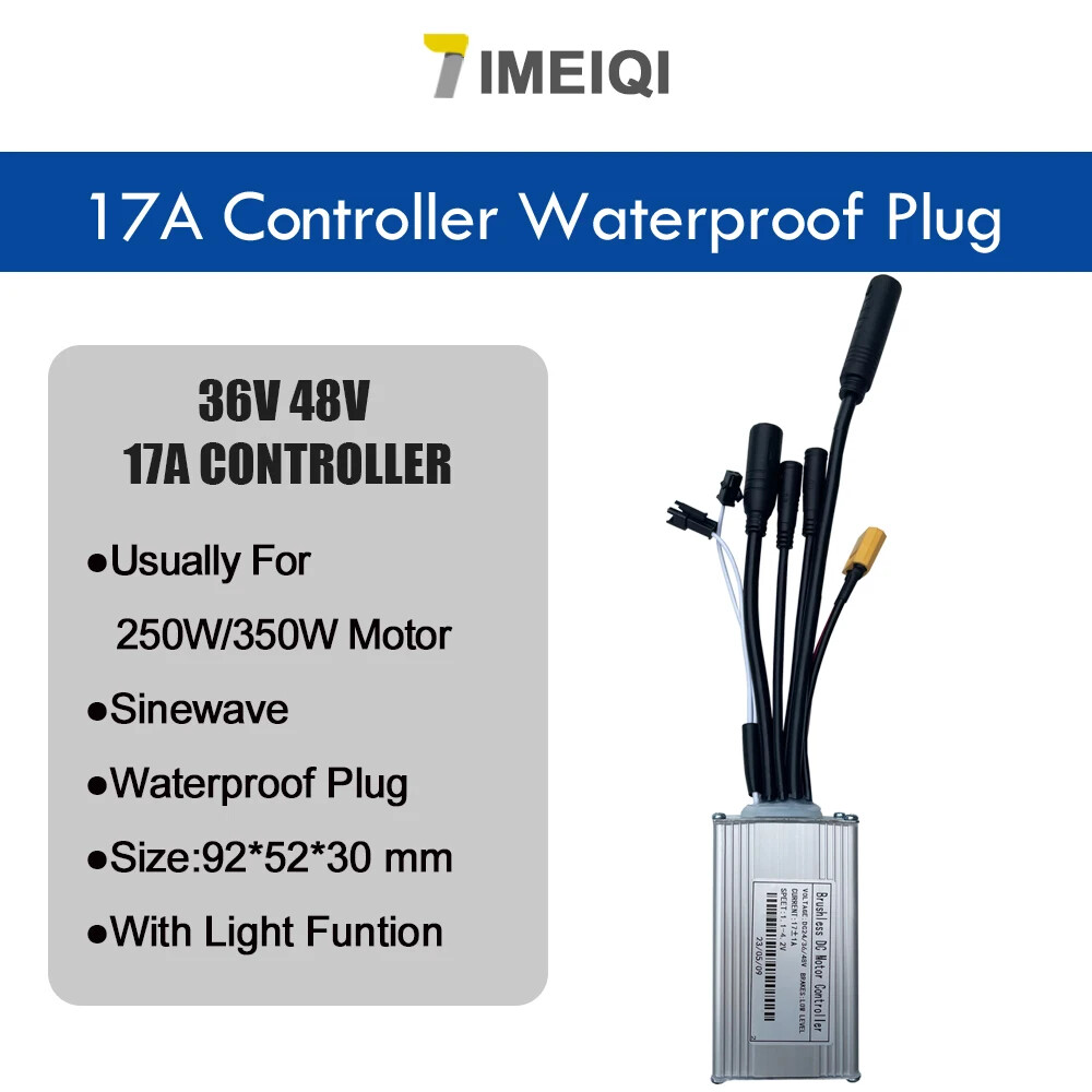 Three-Mode Sine Wave Controller 36V 48V 17/26/30/40A with LCD S866 S966 Display