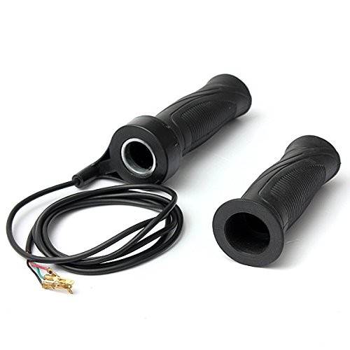 12V 24V 36V 48V Black Electric Scooter Bike Handlebar Choke Grips