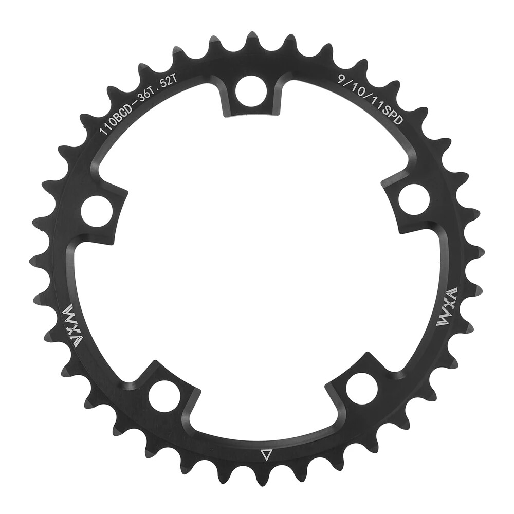 Folding Bike Double Chainring 110BCD 34T 50T 36T 52T 39T 53T Road Bike Crankset