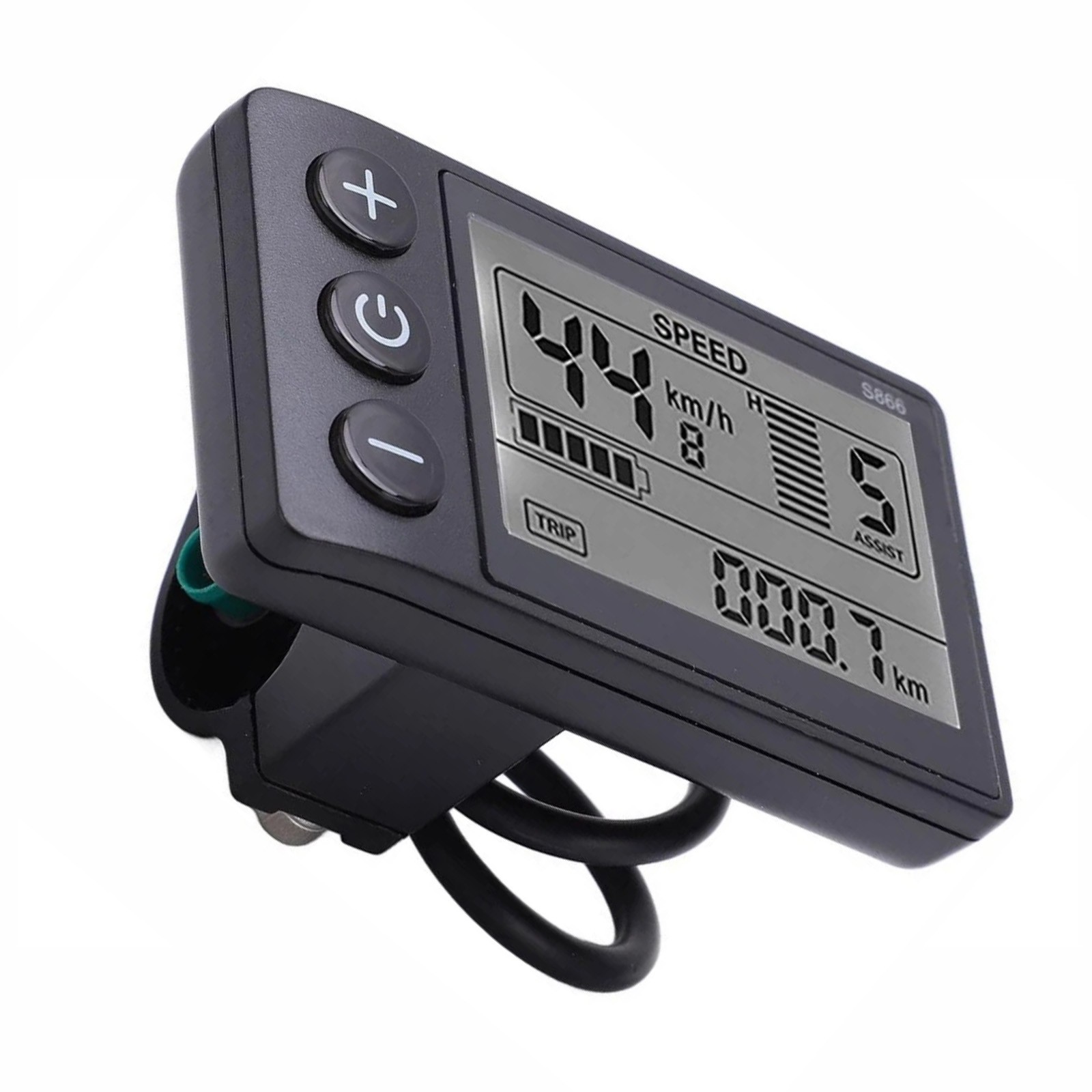 Replacement Universal Electric Bike Speedometer LCD Display Screen for Scooter