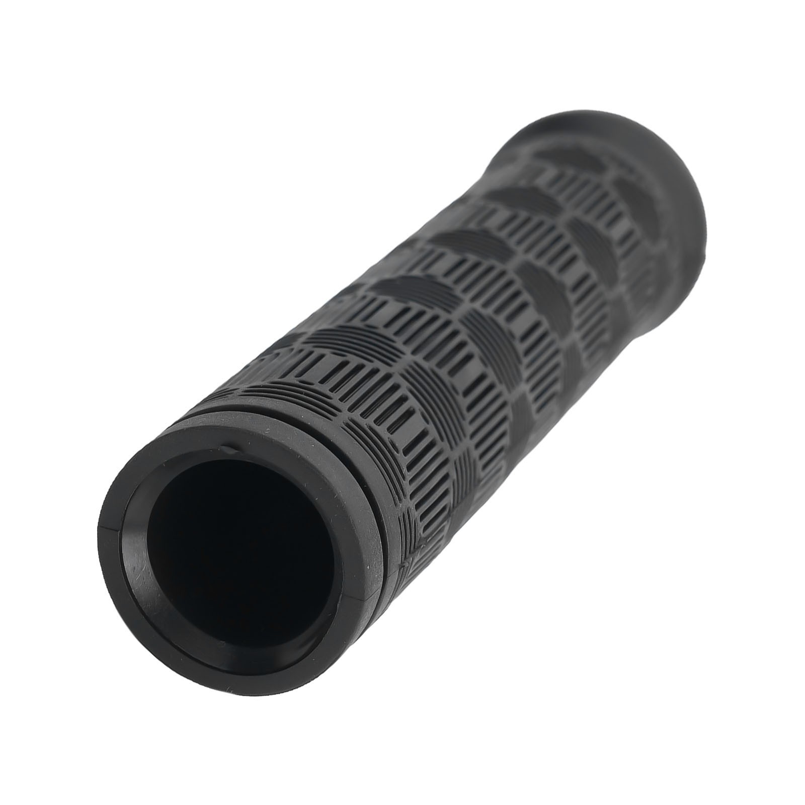 Black Rubber Bike Bar Grips with 125mm+75mm Length Perfect for Cycling