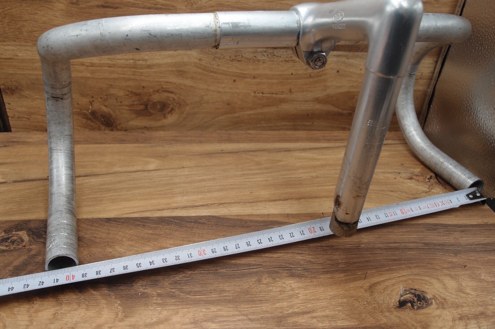 road bike drop bar Sakae Road Champion Japan + quill stem SR Forged AX-100
