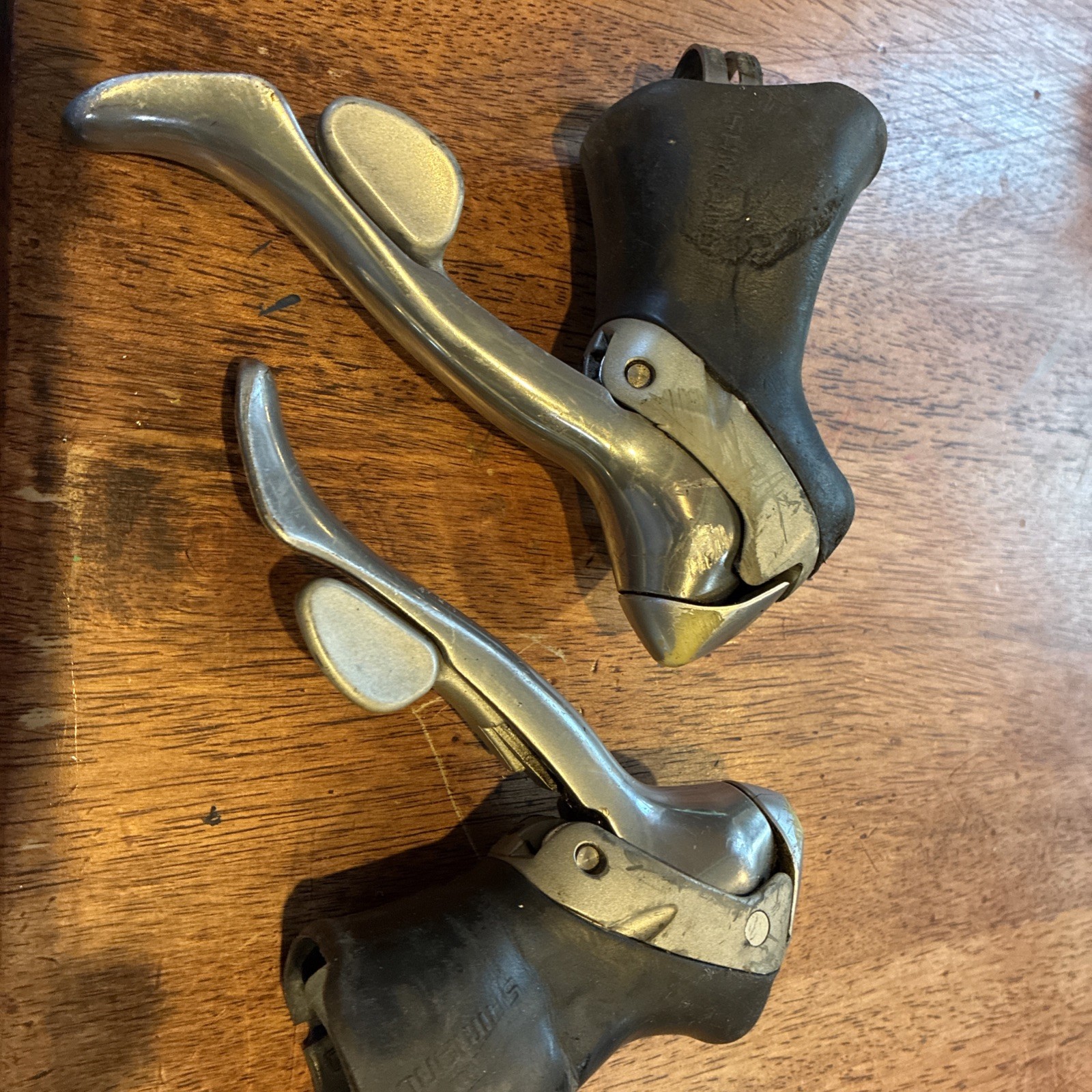 Vintage Shimano Ultegra 3×9 Speed ST-6501 Road Flight Deck Shifters FOR PARTS