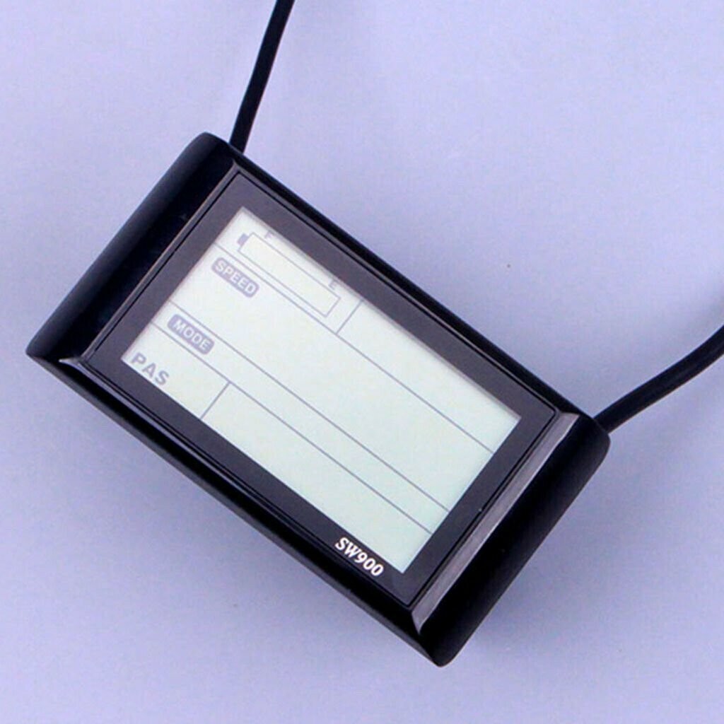 SW900 LCD Display for E-Bike Compatible with 24V 36V 48V Electric Bicycle SDE
