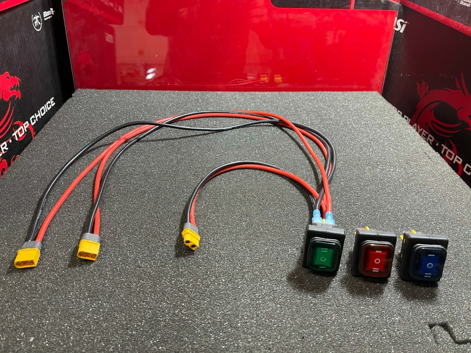 Electric bike dual battery ebike kit for extra battery SAFETY DPDT SWITCH XT60
