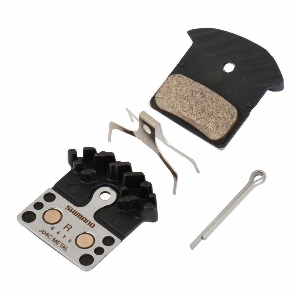 2Pairs Shimano J04C Metal Bike Disc Brake Pads XTR XT SLX ICE Tech Cooling Fin