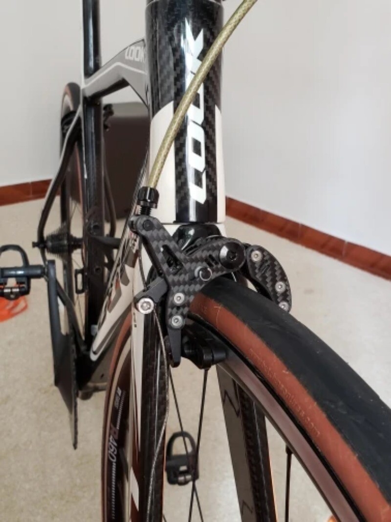 Folding Road Bike Carbon Fiber Side Pull Rim Brake C Brake Dual Pivot Caliper