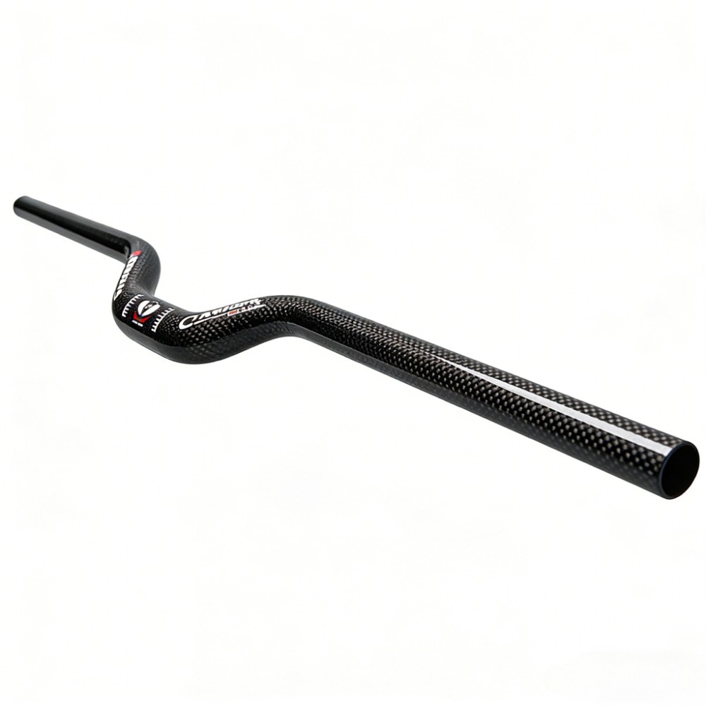 Ultralight Carbon Fiber Rise Handlebar 25.4/31.8mm for Mountain Folding Bike Bar