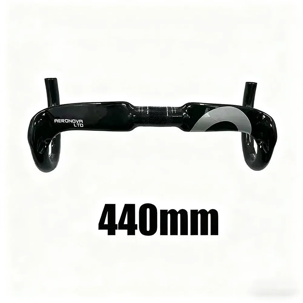 Road Bicycle Handlebar Carbon Fiber 31.8*380/400/420/440mm Aero Drop Handlebars