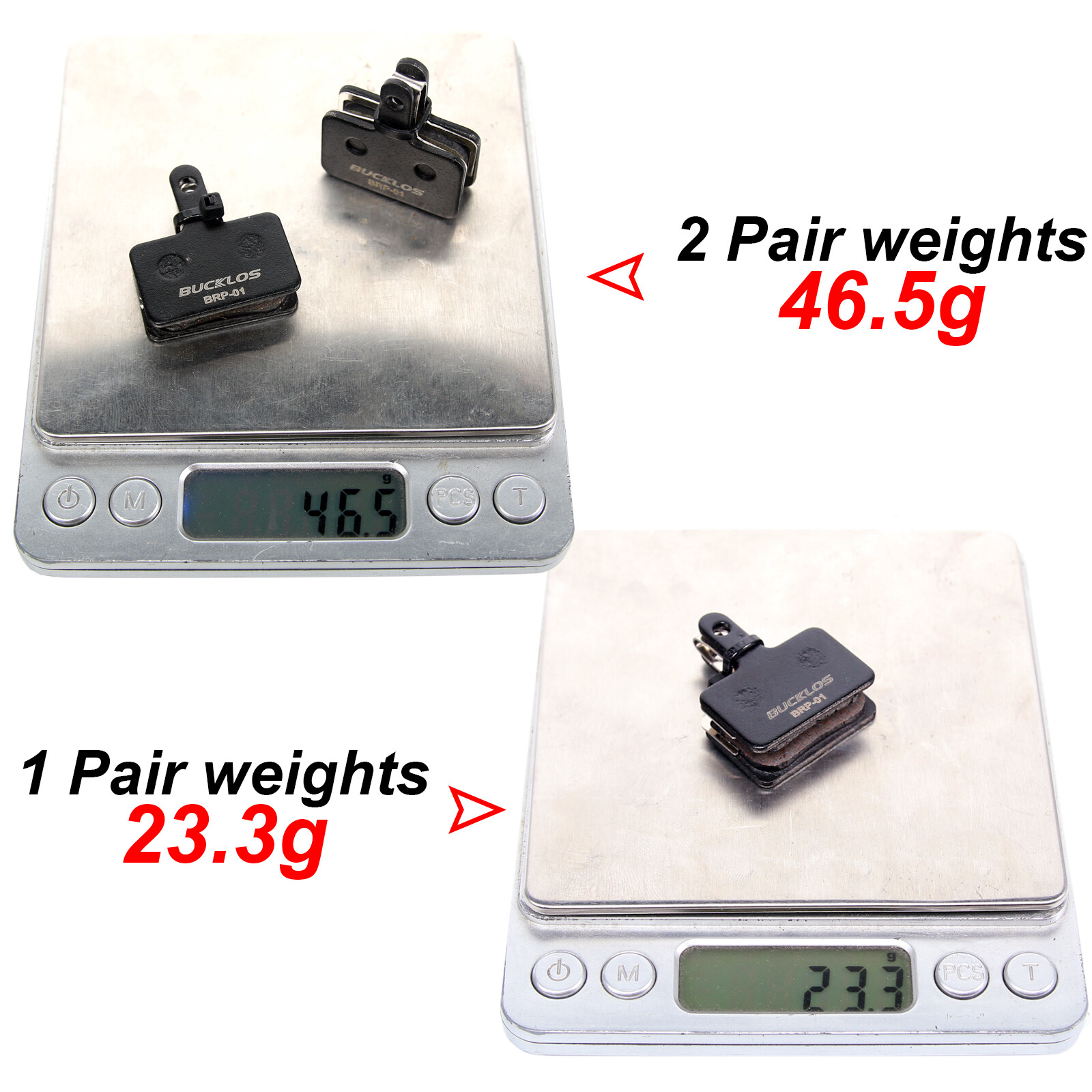 4 Pairs Mountain Bike Bicycle Disc Brake Pads For Shimano Mechanical/Hydraulic