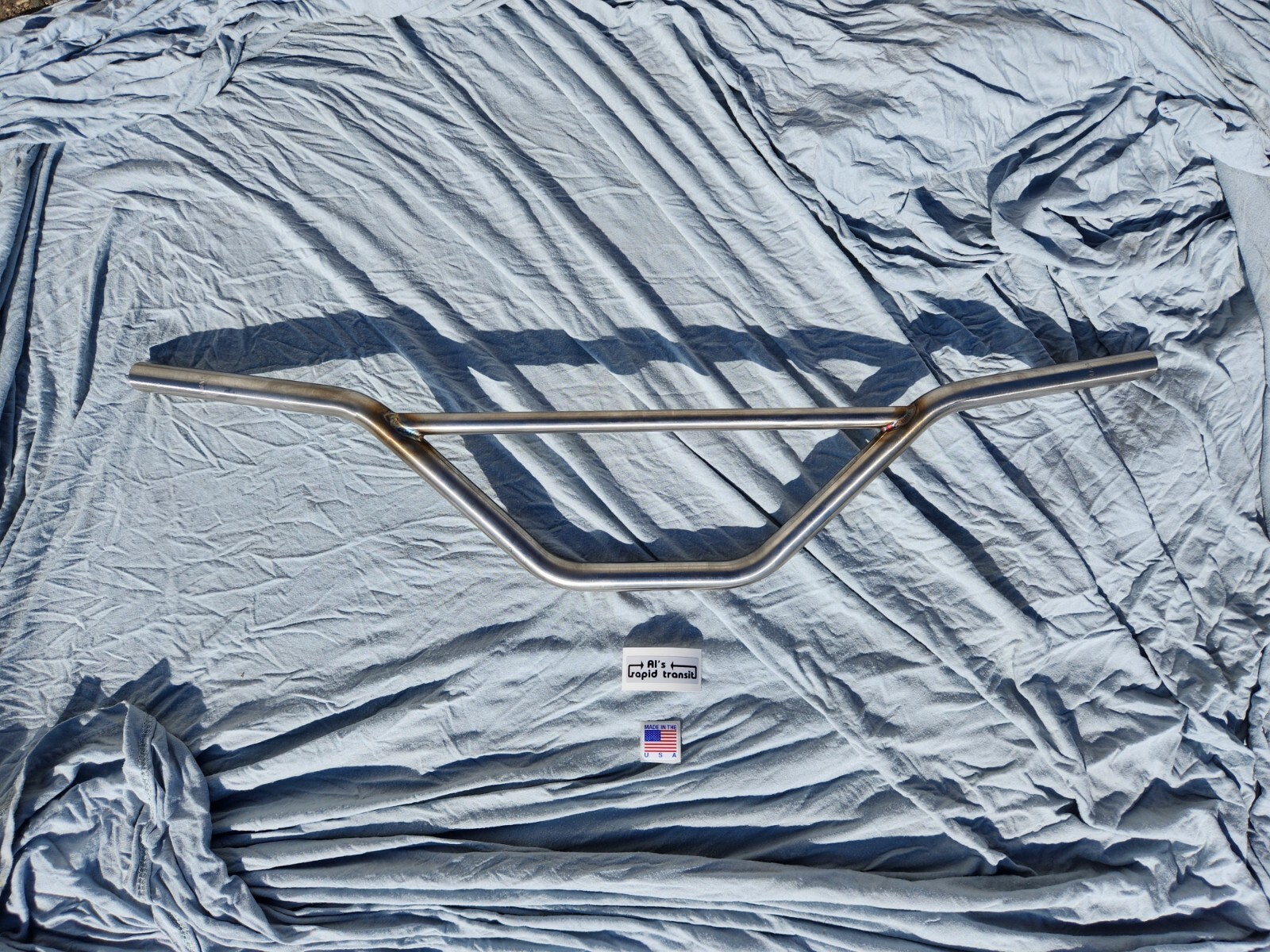 New Al’s Rapid Transit Stainless Steel Cruiser Bars Kos Kruiser BMX No Knurl