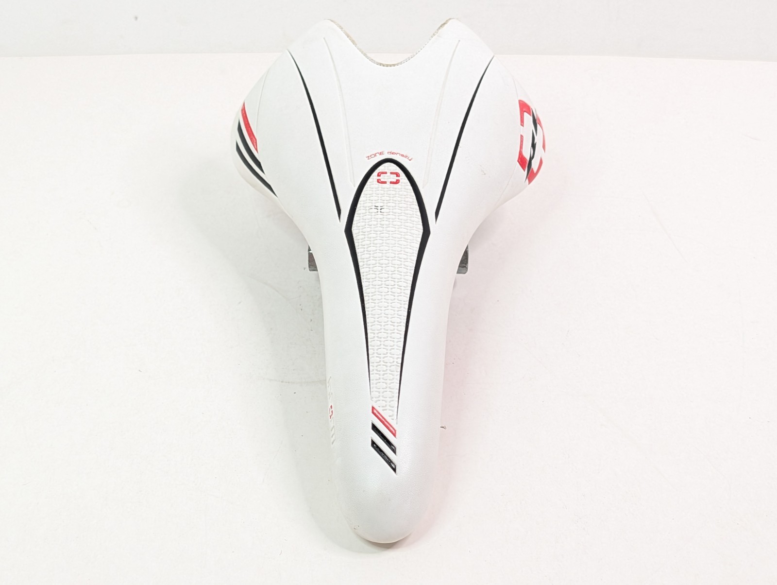 Bontrager Inform RL Stainless Steel Rails White/Red 146mm Cosmetic Issues Vtg