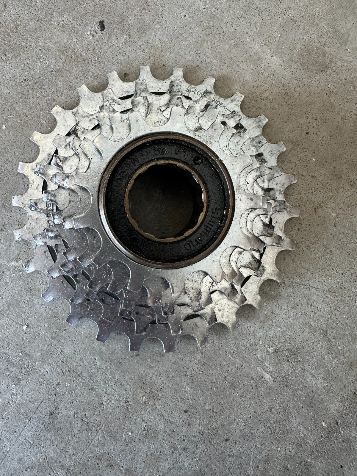Vintage Shimano MF-Z012 Freewheel 6-Speed Bicycle Cog Japan 28t 28 14 Tooth