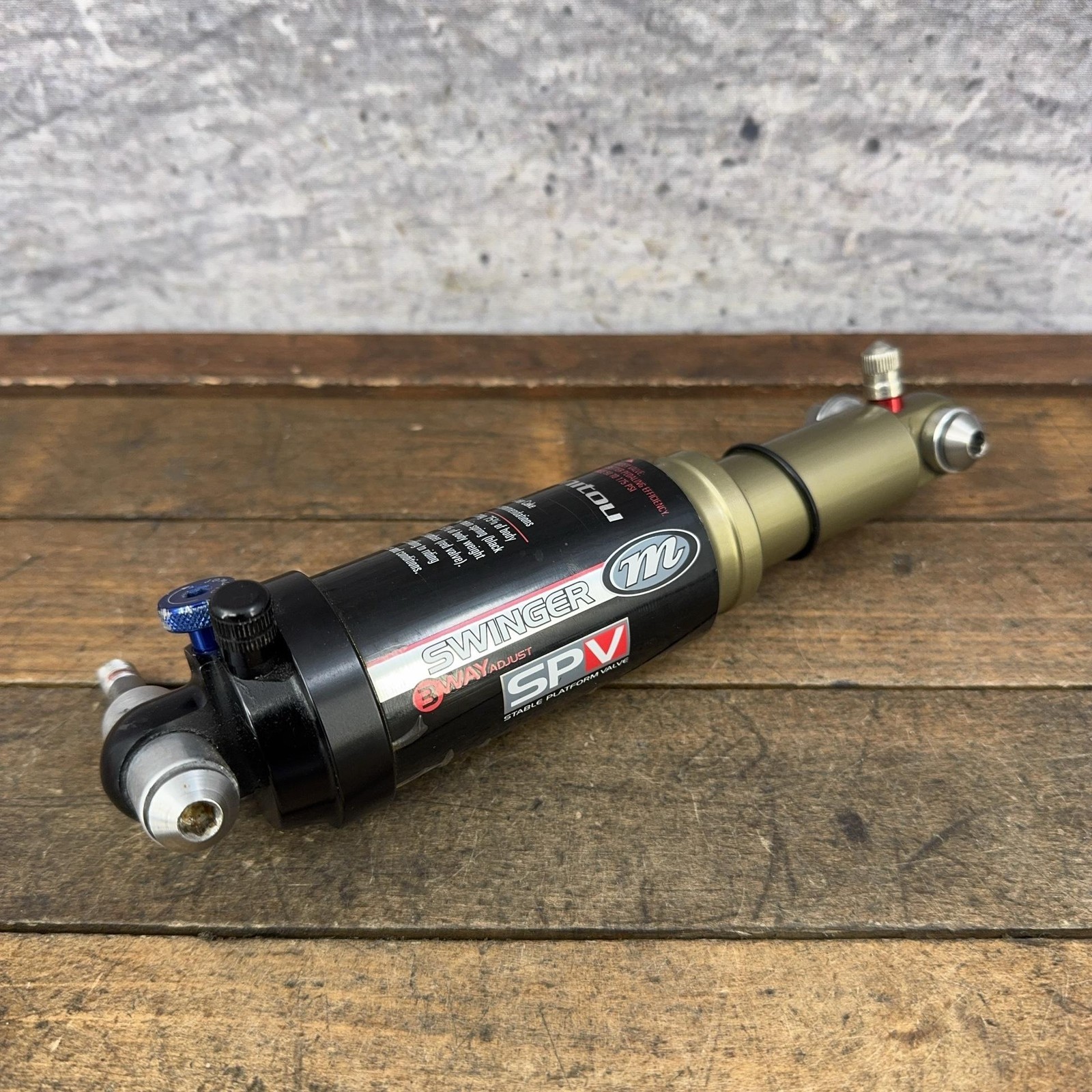Vintage Manitou Swinger 3 Way SPV Rear Air Shock 7.875 MTB Mountain Bike Black