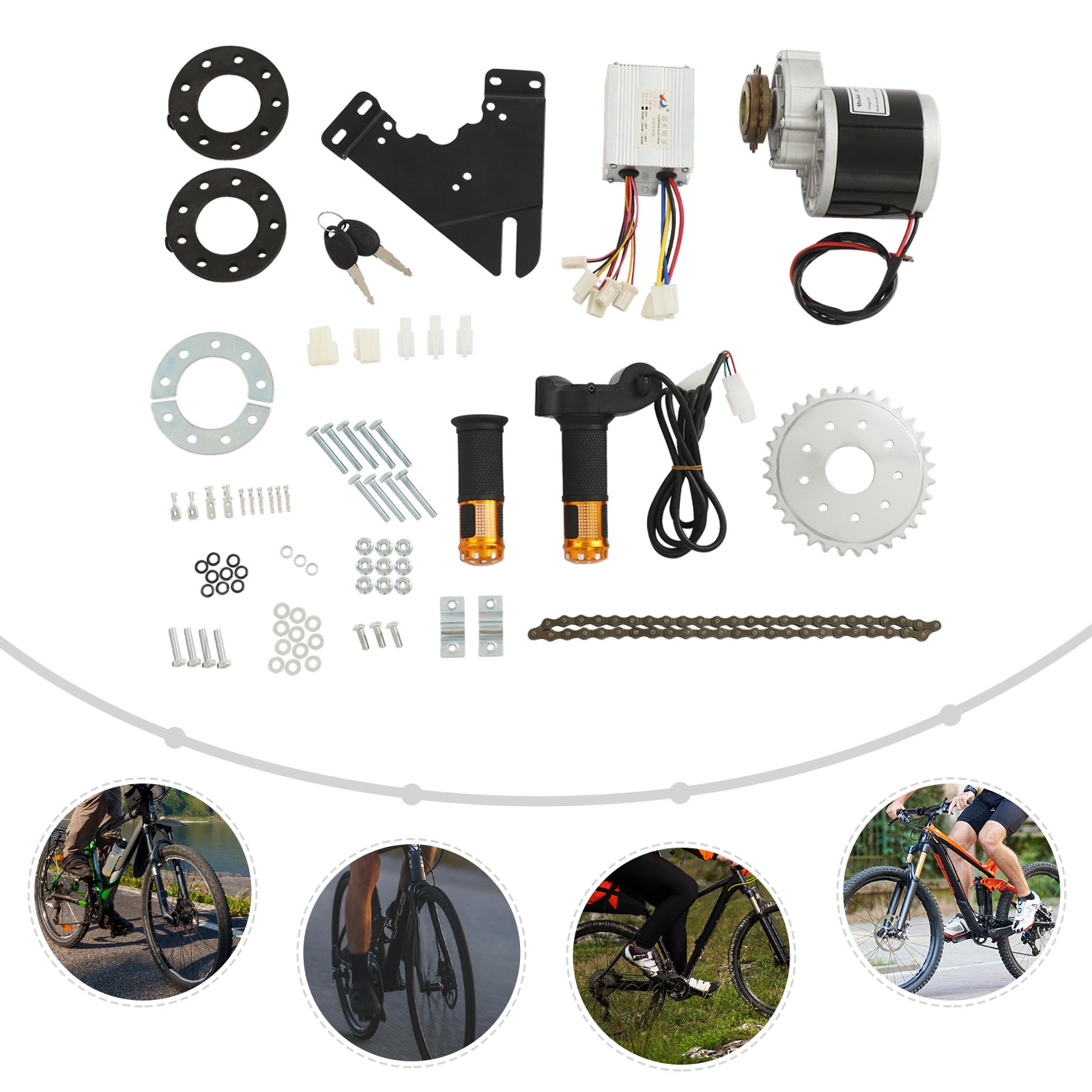 LED Display E-Bike Conversion Kit 24V 350W – Upgrade Your Bicycle